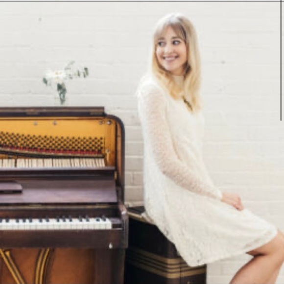 NWT Anthropologie HD in Paris Ivory Lace Dress Size Medium - Picture 3 of 7